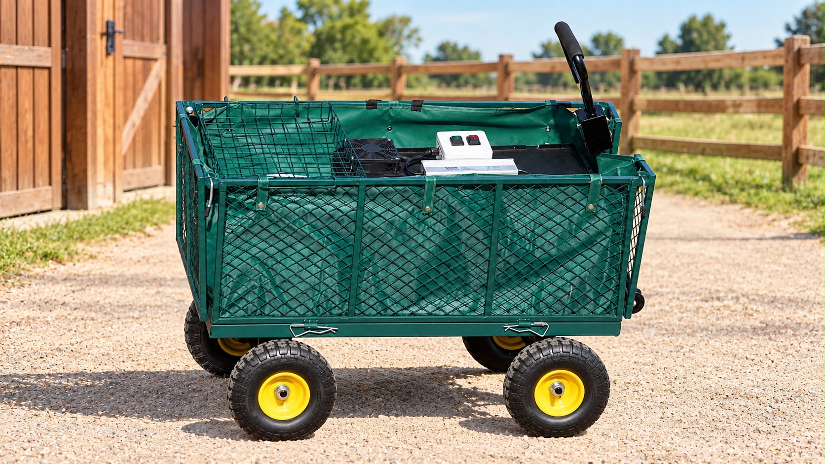 Das mobile Solegerät der Lucky Horse Recovery Ranch